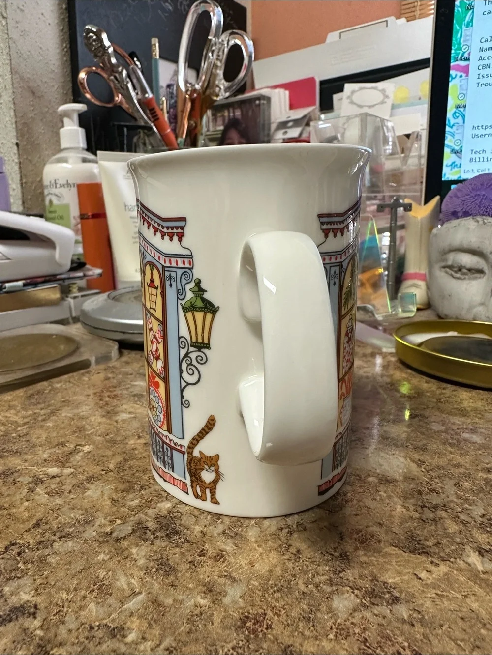 Dunoon Fine Bone China Christmas a Design by Sue Scullard Christmas Mug